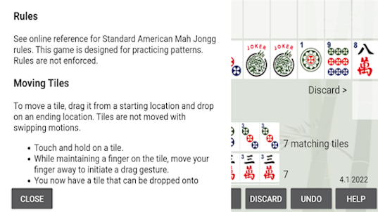American Mahjong Practice 2023