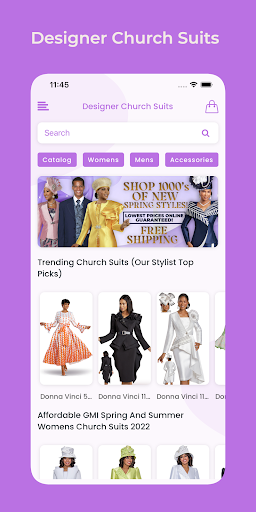 Designer church clearance suit