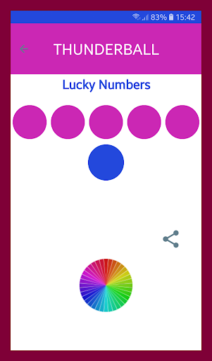 UK Lottery Lucky Numbers Screen 3