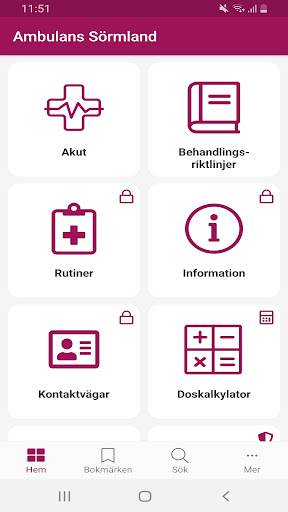 Android application Ambulans Sörmland screenshort