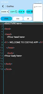 CodYas - HTML CSS JAVASCRIPT