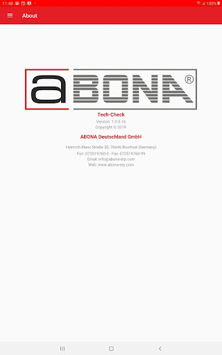 Android application Techcheck screenshort