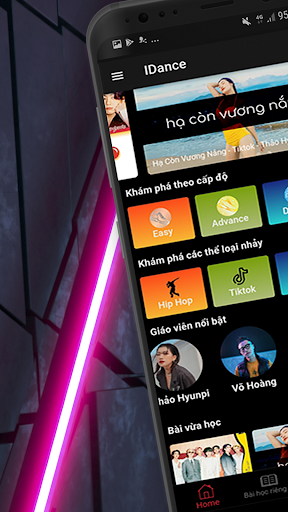 Android application IDANCE: Học nhảy online screenshort