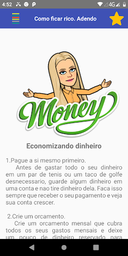 Visualização do aplicativo