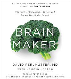 「Brain Maker: The Power of Gut Microbes to Heal and Protect Your Brain for Life」圖示圖片