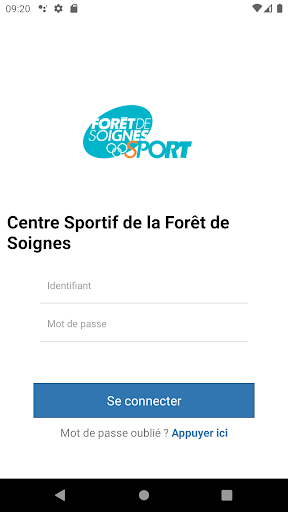 Android application MyFSsport screenshort