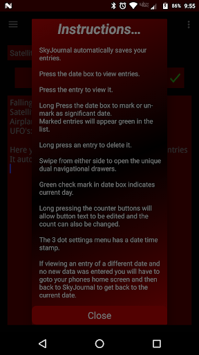 SkyJournal Count what you see Screen 3