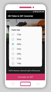 HD Video to GIF Converter Capture d'écran