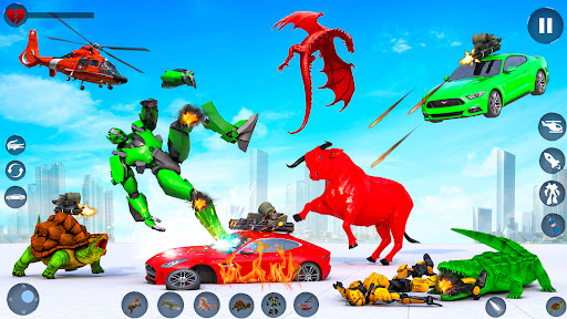 Multi Animal Robot Car Game Screen 2