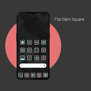 Flat Dark Square – Icon Pack APK (PAID) Free Download 4