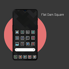 Flat Dark Square - Icon Packのおすすめ画像4