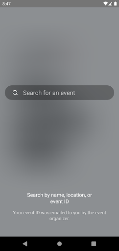 The Verizon Event App Screen 2