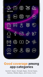 Vera Outline White Icon Pack APK v5.0.1 (Patched) Gallery 3