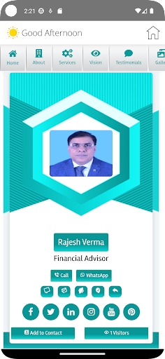 Android application Rajesh Verma LIC screenshort