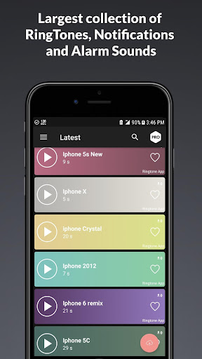 Android application iRingtone for iPhone & Android screenshort