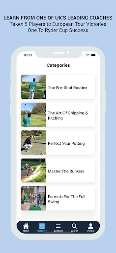 PAUL FOSTON Golf Masterclass Screen 3