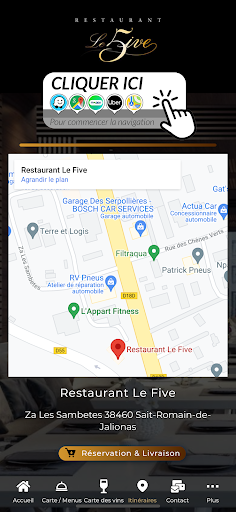 Restaurant le five Screen 3