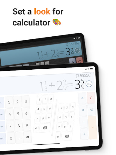 Screenshot of Fraction Calculator Plus