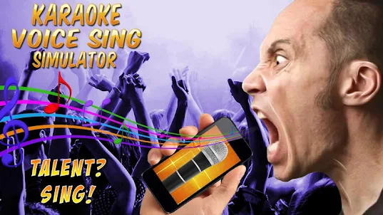 Karaoke Sing simulador de voz