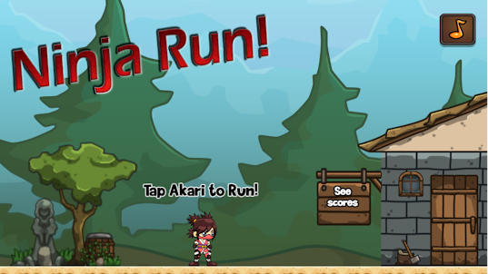 Ninja Run Escape from Shurakai