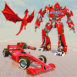 Cover Image of ダウンロード Dragon Robot Formula Car Transformation  APK