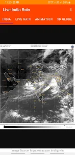 Live India Rain Satellite Img