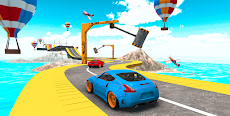 Impossible Crazy Car Stunts Races : Mega Ramp Gameのおすすめ画像2