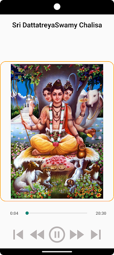 Android application Sri DattatreyaSwamy Chalisa screenshort