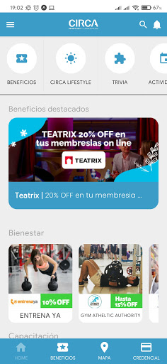 Android application CIRCA ARGENTINA screenshort