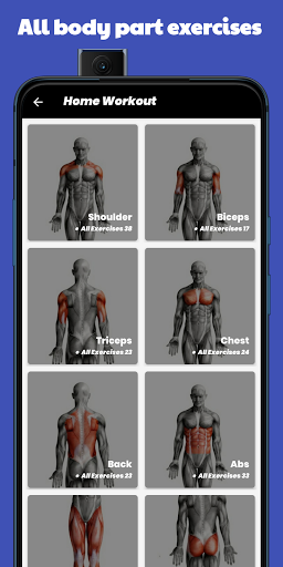 Android application Home Workout - Lockdown Exerci screenshort