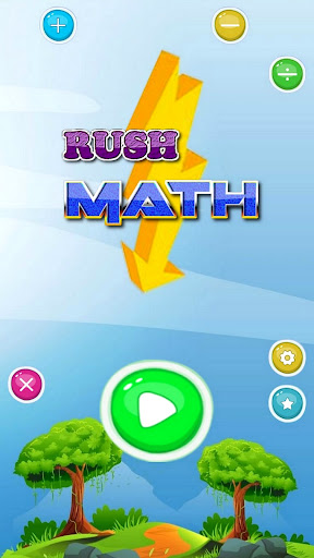 Android application Math Rush screenshort