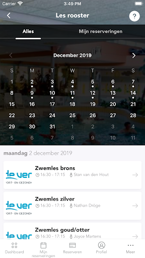 Android application De Vennen screenshort