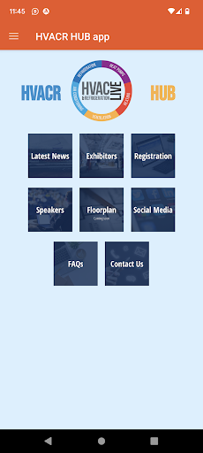 Android application HVACR HUB app screenshort