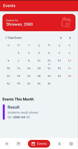 Android application Banepa Success Academy screenshort
