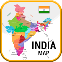 India map - in hindi with gk, tourism and facts
