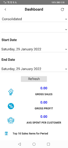 Android application iPOS screenshort