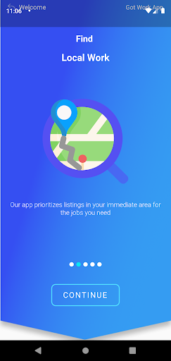 Android application Got Work App screenshort