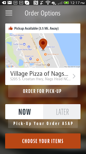 Village Pizza OBX Screen 2