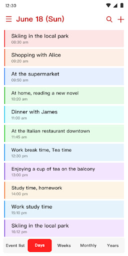Calendar Planner with Widget Screen 2