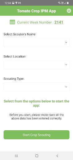Android application Scouting screenshort