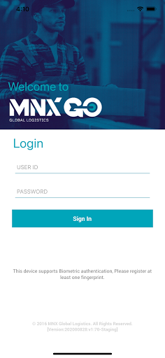Android application MNX GO! screenshort
