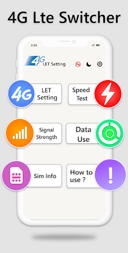 Android application 4G LTE only: Network Analyzer screenshort