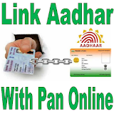 Link aadhar with pan online icon