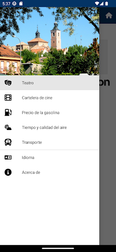 Android application ValdemoroEn1 screenshort