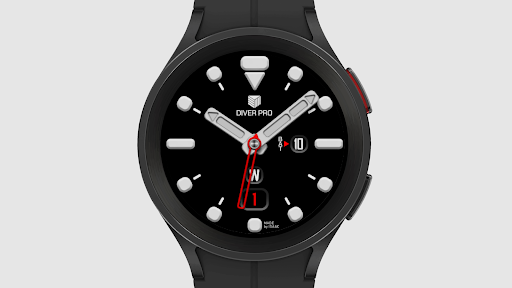 IWF004 Diver Pro watch face Screen 3