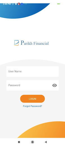 Parikh Financial Client App