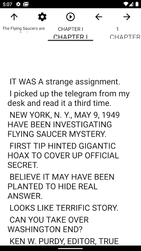 Book, The Flying Saucers are R Screen 2