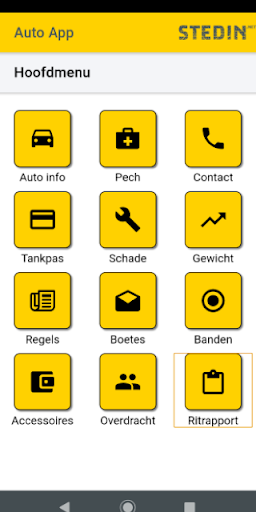 Android application Stedin Auto App screenshort