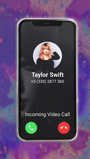 Android application Taylor Swift : Fake Call 2 screenshort