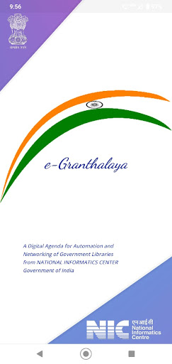 Android application e-Granthalaya screenshort
